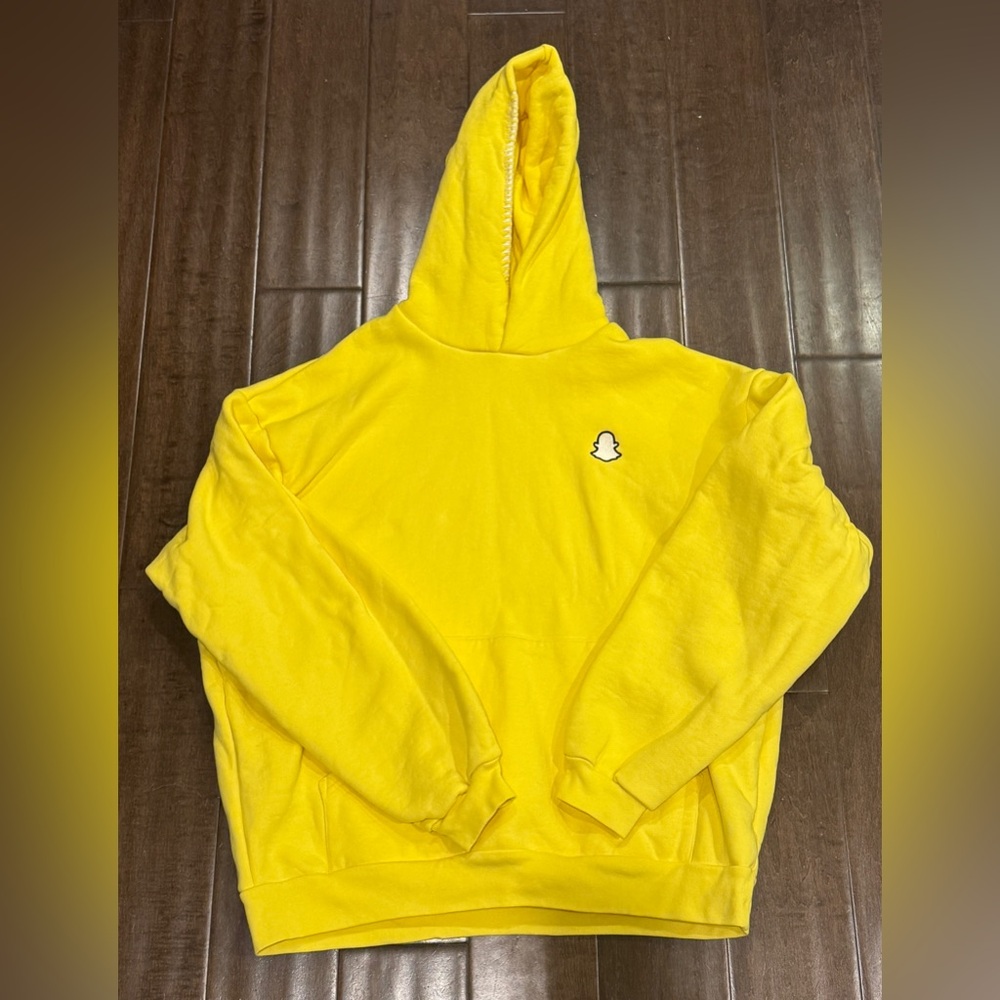 Madhappy Yellow Hoodie Snapchat limited edition
